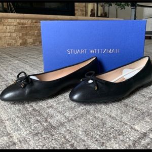 New! Stuart Weitzman Gabby Bow Flats